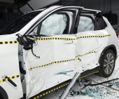 2018 BMW X3 IIHS Side Impact Crash Test Picture